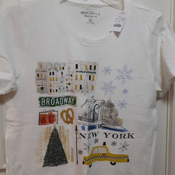 NWT J.crew factory new York in Christmas t-shirt